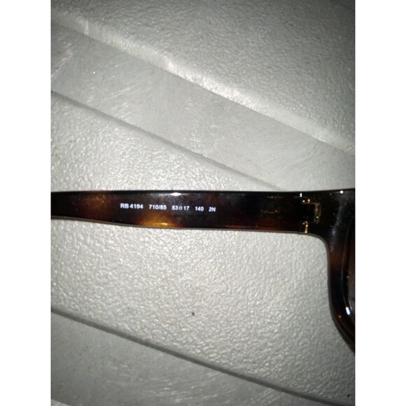 Ray-Ban Square Mens Sunglasses [RB4194-710/85_53] Tortoise Brown - Picture 4 of 5